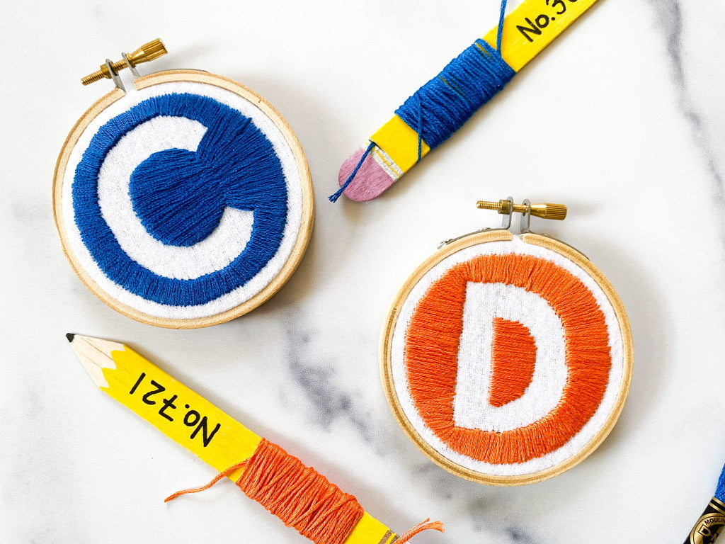 Custom Subway Line Embroidery