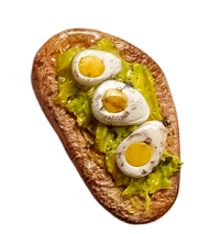 Avo Toast with Egg Charm
