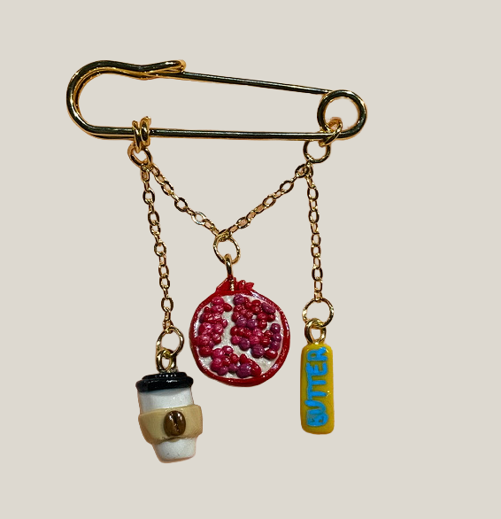 Custom Charm Safety Pin