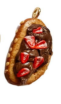 Nutella & Strawberry Toast Charm