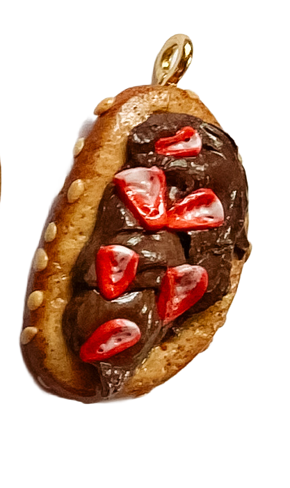 Nutella & Strawberry Toast Charm