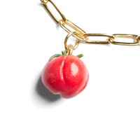 Bright Red Tomato Charm