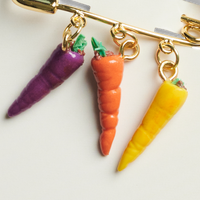 Orange Carrot Charm