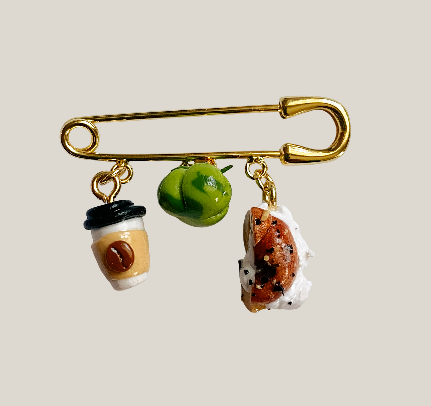 Custom Charm Safety Pin