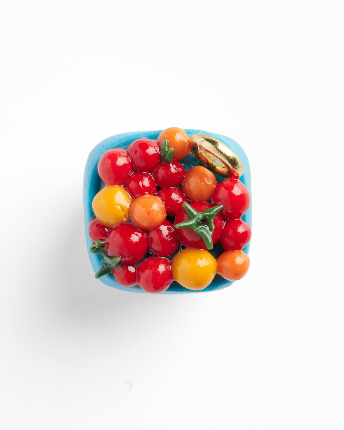 Tomato Basket Charm